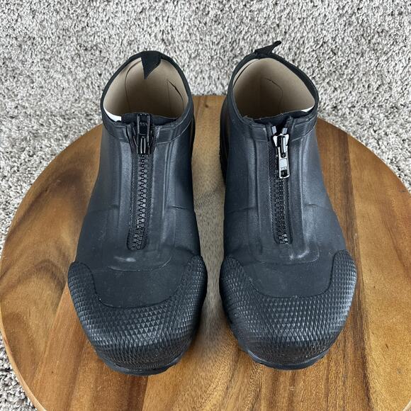 Women's 9 / Men's 7 - Bogs Overshoe Zip Composite Safety Toe Black Shoes Work - Picture 4 of 12